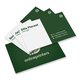 Paper business cards, printable on both sides.