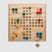 Wooden LUDO game Hakkri