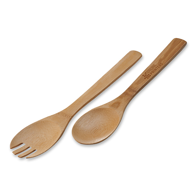 Bamboo salad servers Capua
