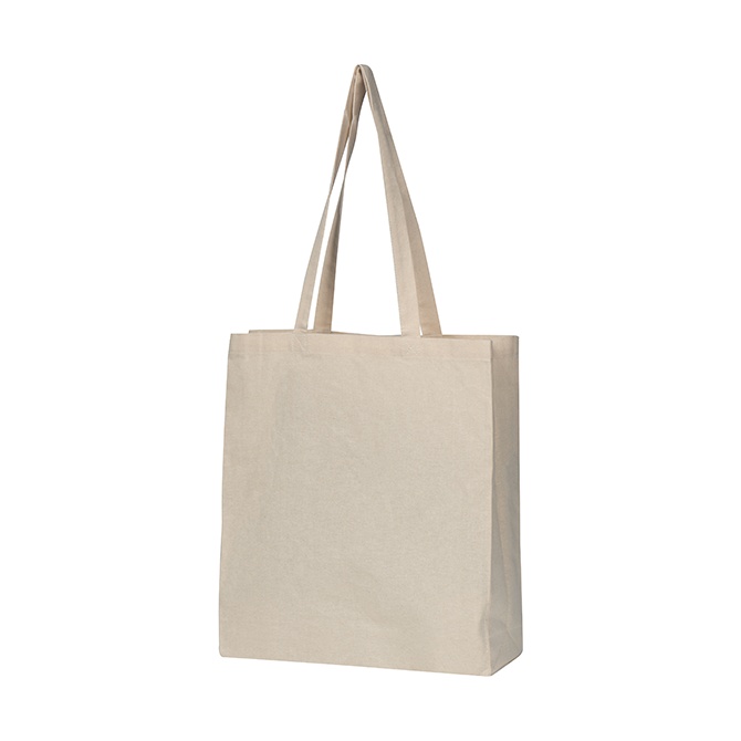 Organic cotton bag with bottom fold Innsbruck
