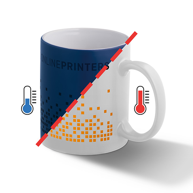 Colour-changing sublimation mug Sirmione