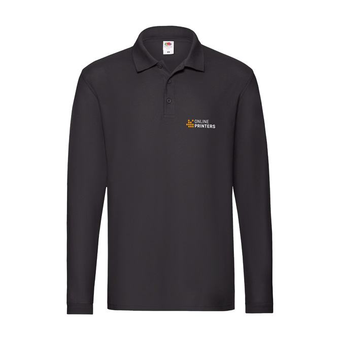 Fruit of the Loom long sleeve polo shirts