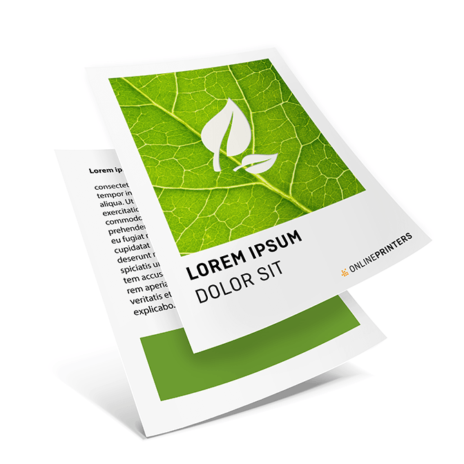 Image Flyers & Leaflets eco/natural paper, 4/4