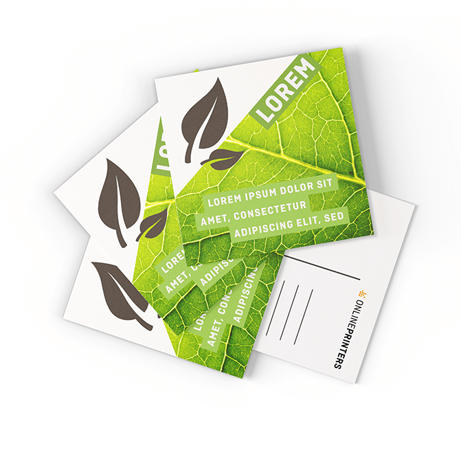 Image Eco/natural paper postcards