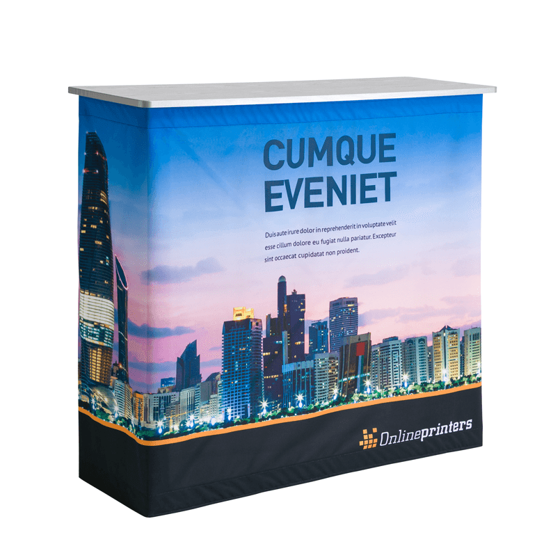 Folding fabric counter