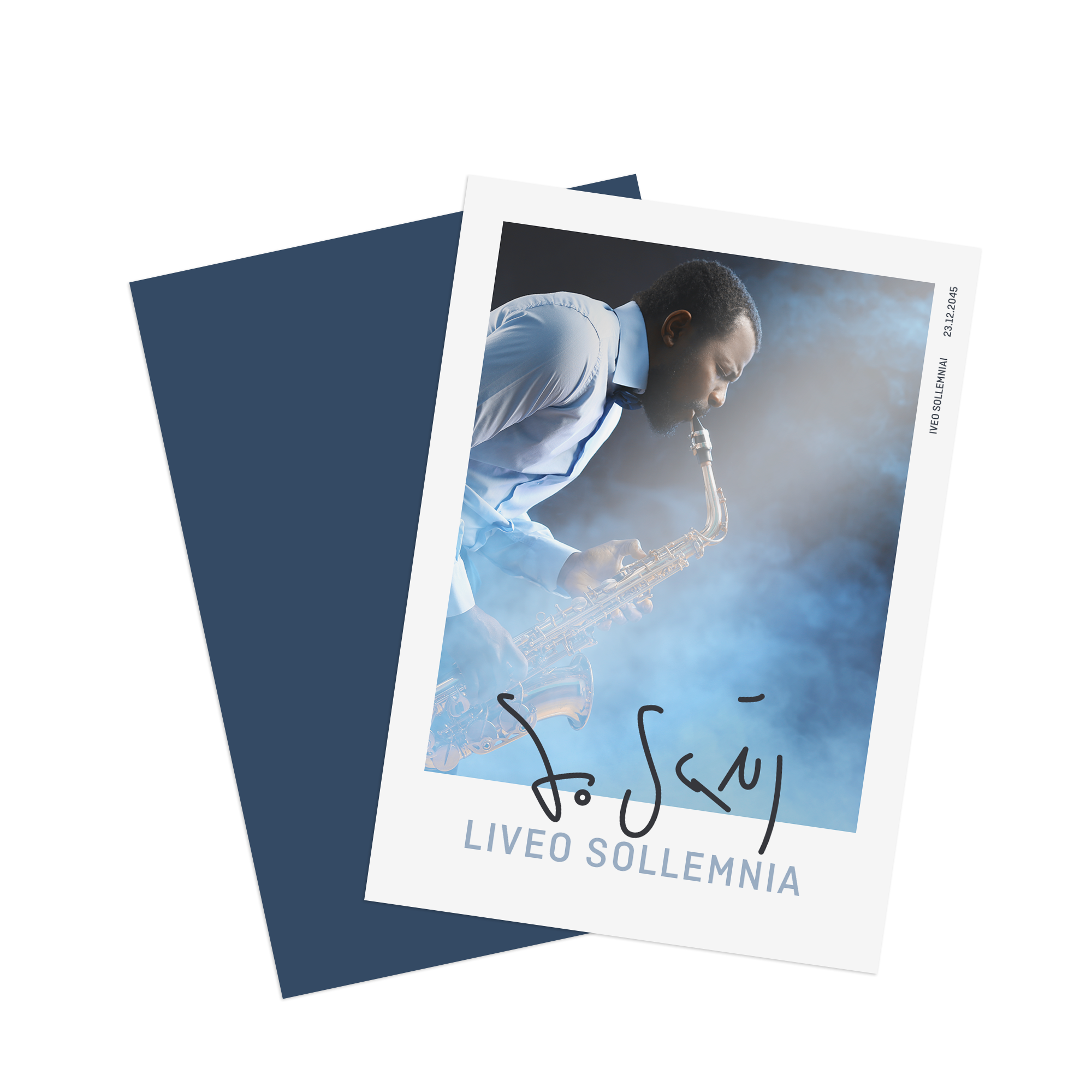 Autograph cards with special-effect colours