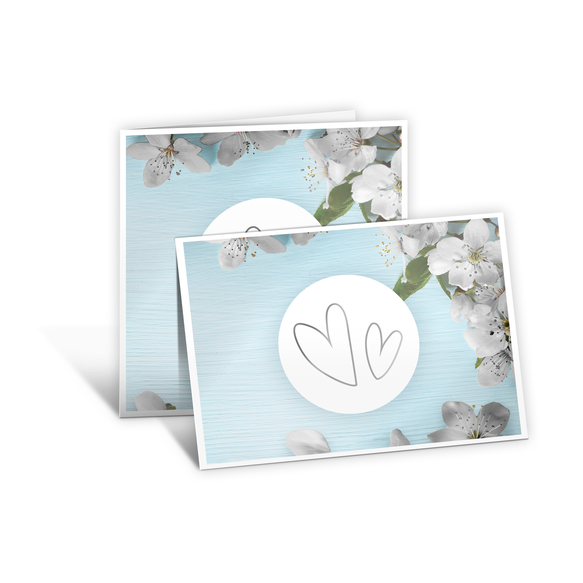 Wedding cards with special-effect colours
