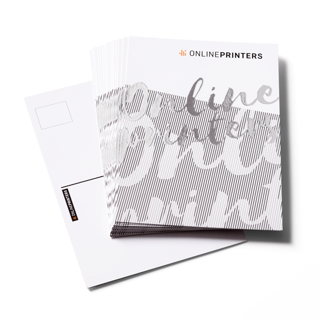 Image Postcards with spot finish