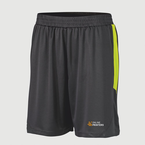 dark grey / neon yellow