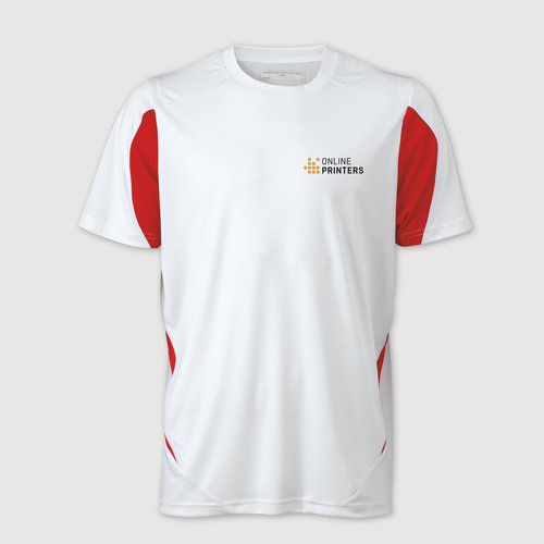 white / red