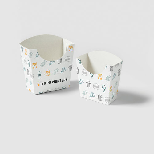 French fries boxes, 10,0 x 5,0 x 11,3 cm 1