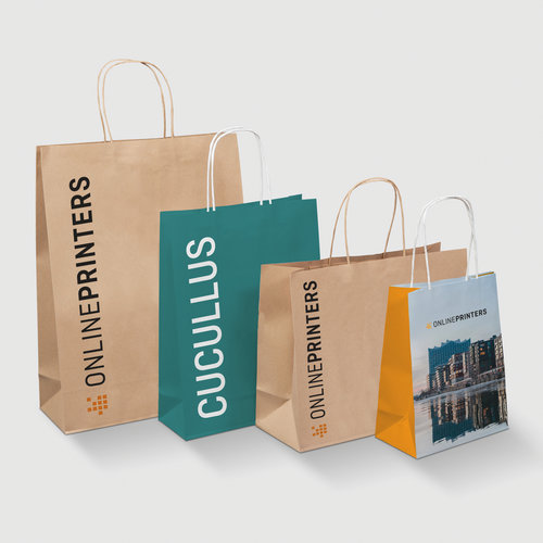 CLASSIC paper bags with twisted handles, 24 x 32 x 9 cm 1