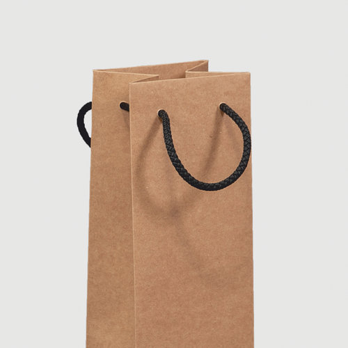Eco/natural paper bags with rope handles, 30 x 40 x 10 cm 4