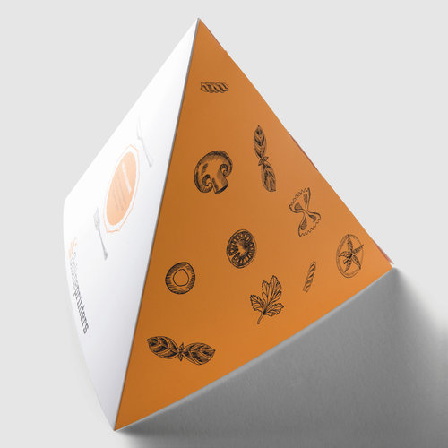 The special promo display: Available as 3- or 4-sided pyramid in 2 different sizes