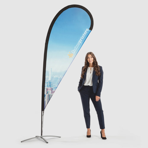 Drop Flag, print, 80.0 x 256.0 cm 1