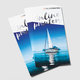 Flyers with spot silver foil Flyers with spot silver foil