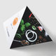 The special promo display: Available as 3- or 4-sided pyramid in 2 different sizes The special promo display: Available as 3- or 4-sided pyramid in 2 different sizes